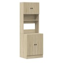  Kjøkkenskap sonoma eik 60x50x180 cm konstruert tre