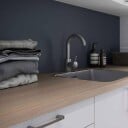 Linn Bad Benkeplate for Vaskerom Lys Betong / 60cm