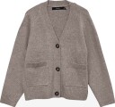 Vero Moda   Kardigan vmBoom LS V neck Button Cardigan   Grå
