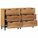  Serviettskap 2 pcs Brun 60 x 33 x 75 cm Massivt akasietre