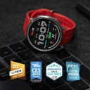 Amazfit Active 2 Smartklokke 44mm med NFC og Lærreim - Svart