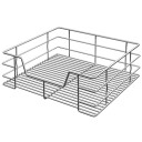 B2X Teleskop Teleskopisk ettermonteringsskuff 60 cm forkrommet metall 25 kg kapasitet