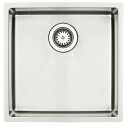 Lavabo Kubus 400 soft kjøkkenvask 44x44 cm,rustfritt stål