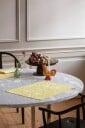 Georg Jensen Damask Easter Rustic spisebrikke 4-pk 50x38 cm gul