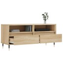 vidaXL TV-benk sonoma eik 100x34,5x44,5 cm konstruert tre