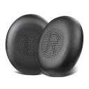 Øreputer i kunstlær til Jabra Elite 45h/Evolve2 65 - Svart