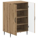 vidaXL Sko Skap HAARLEM 59,5 x 39,5 x 89,5 cm Konstruert tre