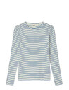Mads Nørgaard 2X2 Cotton Stripe Talino Tee L/S   Blue   152