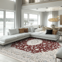 Wilton teppe   Arabella burgunder Størrelse: 160 x 230 cm