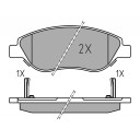 Bremseklosser MEYLE 025 224 7619