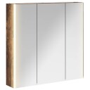  Baderomsspeilskap Røkt eik 73,5 x 15,5 x 70 cm Konstruert tre