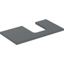 GEBERIT ONE bordplate 900x470x30mm utskjæring for høytrykkspumper i skål