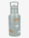 Kidzroom Stainless Steel Vannflaske 350 ml Small Talk Grønn