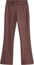 Lindex Flared Sweatpants - Brown - 158