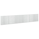 vidaXL Gabion med 5 mm tråd og 5x2,5 cm nett 550x10x100 cm