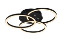Trio Lighting Circle LED plafond matt svart -