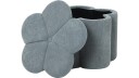 Viresta sittepuff med oppbevaring 60 cm   Blå
