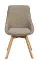 Rowico Home Alison stol Mörkbeige/ek Beige