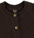 Smallstuff Cardigan, Ao Elephants, Merino Wool, Brown - Brown - 68/74