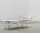Hay Loop Stand Bord 250 cm Laminat / Hvit