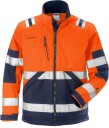 Fristads Softshelljacka 4083 Wyh, Klass 2 Varsel Orange/marinblå L