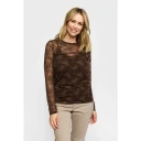 2 Biz Dame Topper Brun L,