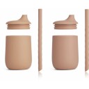 Liewood Ellis silikonkopp 2 pk m/sugerør Rosa mix