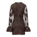 Rotate Birger Christensen Dame Kjoler Brun XS,