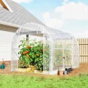 Drivhus i polytunnel med UV beskyttet PE deksel for innkjøring
