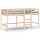  Køyeseng for barn med stige 90x190 cm heltre furu 835892