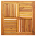 vidaXL Bordplate 70x70x2 cm firkantet heltre akasie