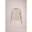 Candi Cardigan Light Sand M Short merino wool cardigan