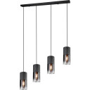Trio Lighting Robin taklampe 4L E27 matt svart -