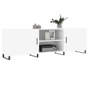 vidaXL TV-benk høyglans hvit 150x30x50 cm konstruert tre 8720845427238