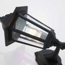 Lindby Utevegglampe Nane lyktlignende form, svart
