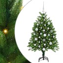  Juletre med 150 LED med stativ grønn 120 cm PE