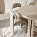 Rundt teppe   Cazorla Natural Cotton Shaggy off white Størrelse: Ø 160 cm