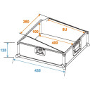 Roadinger Mixer Case Road Mcr-10 Sloping, Bk