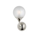 Cristol vägglampa nickel