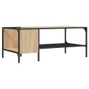  Salongbord med stativ sonoma eik 100x51x40 cm konstruert tre 8721012195158