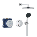 Grohe Precision Thermostat Dusjpakke For innbygning 2 uttak Krom