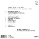 Robert Quinney, Choir Of New College Oxford  Tallis: Mass "puer natus est nobis", Responsories & Motets  CD