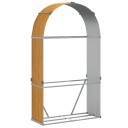 Vedholder lysebrun 120x45x210 cm galvanisert stål