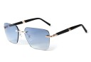 solbriller Pineberry fra eo Selection Svart Metal|Acetate Rektangulær Large