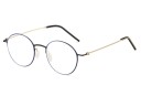 Briller Licorice fra eo Selection Svart Titan rund Large