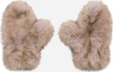 Stand Studio Jane faux fur fox mittens m/l hvit dame