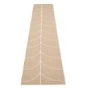 Pappelina Vevd Teppe Leif Light Nougat 70x360 cm