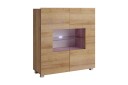 Vitrineskap Calabrini 100x35x107 cm   Brun