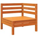  Utendørs hjørnesofa voksbrun heltre furu 837981