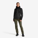 Revolutionrace Wander Pro Wool Hoodie Dame Anthracite 4XL Dame Overdeler Fleece & midlayers